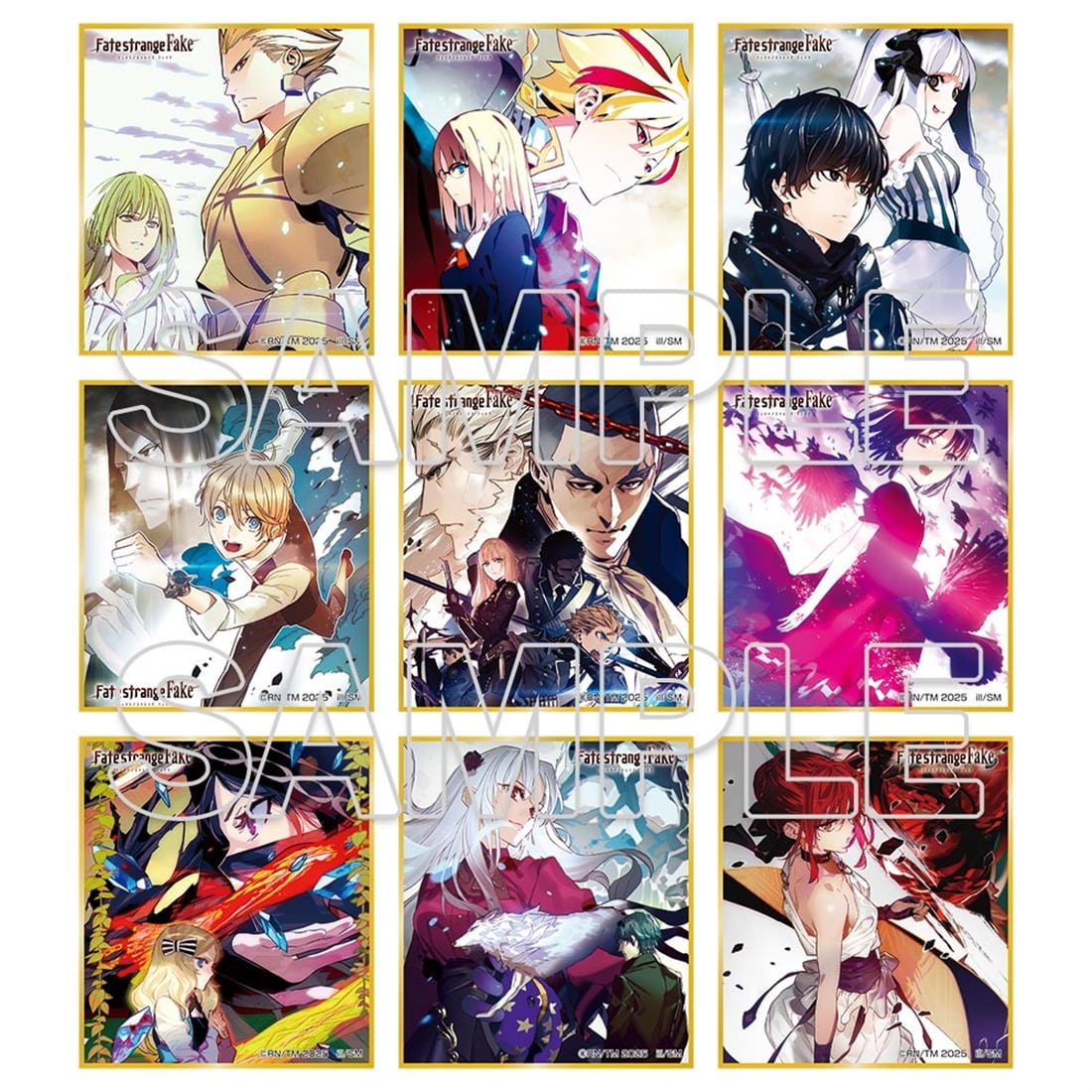 Fate/strange Fake』トレーディングミニ色紙: グッズ・文具 | カドスト