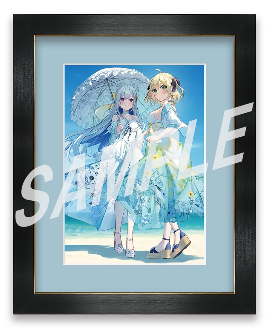 ライトノベル展2025 A5キャラファイングラフ 転生王女と天才令嬢の魔法