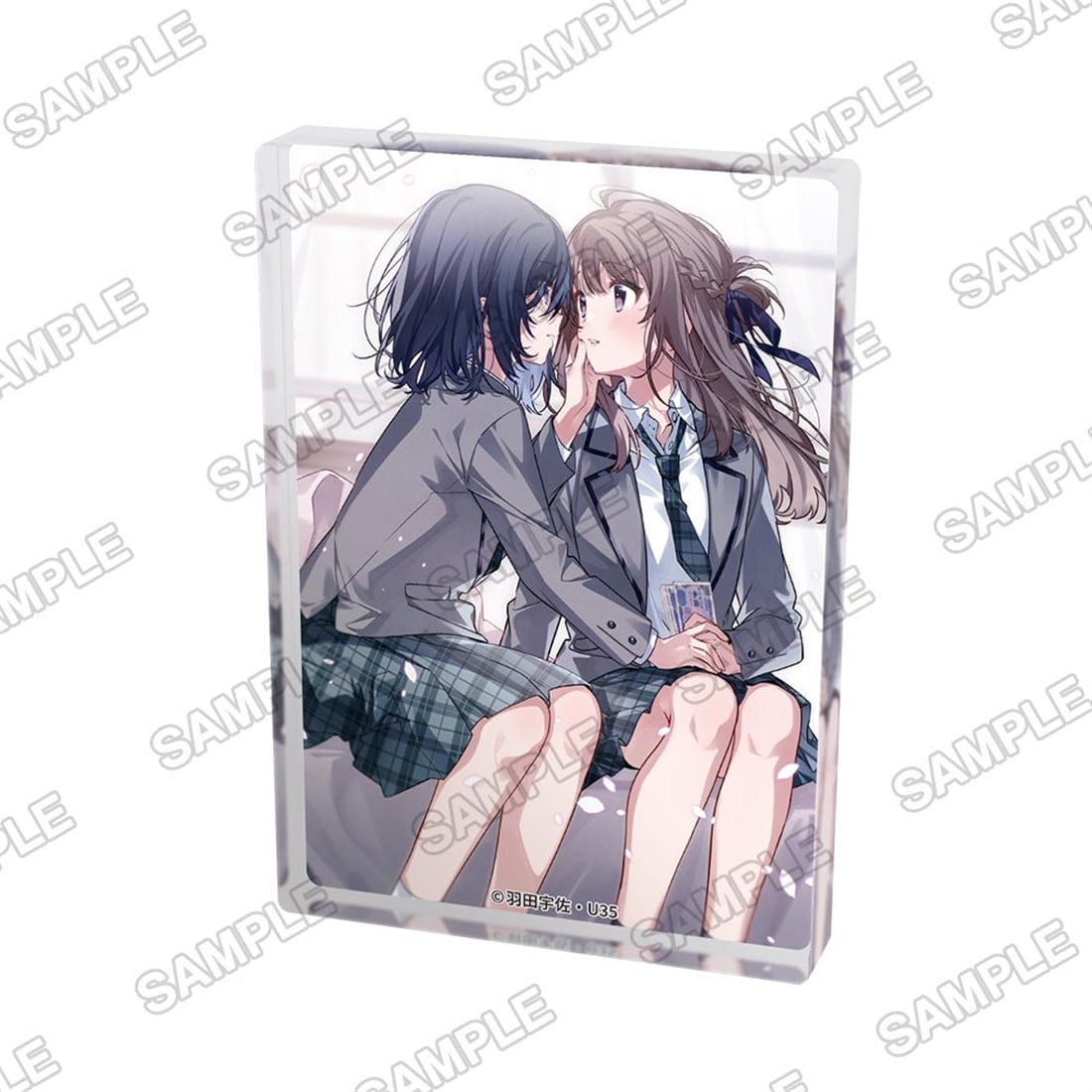 ライトノベル展2025 A7アクリルブロック 週に一度クラスメイトを買う話