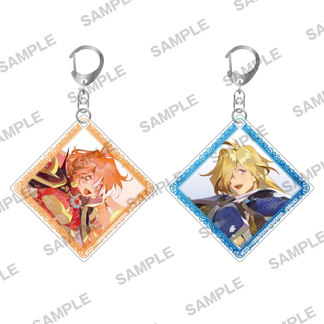 KADOMIX】『スレイヤーズ』アクリルキーホルダー2個セット リナ