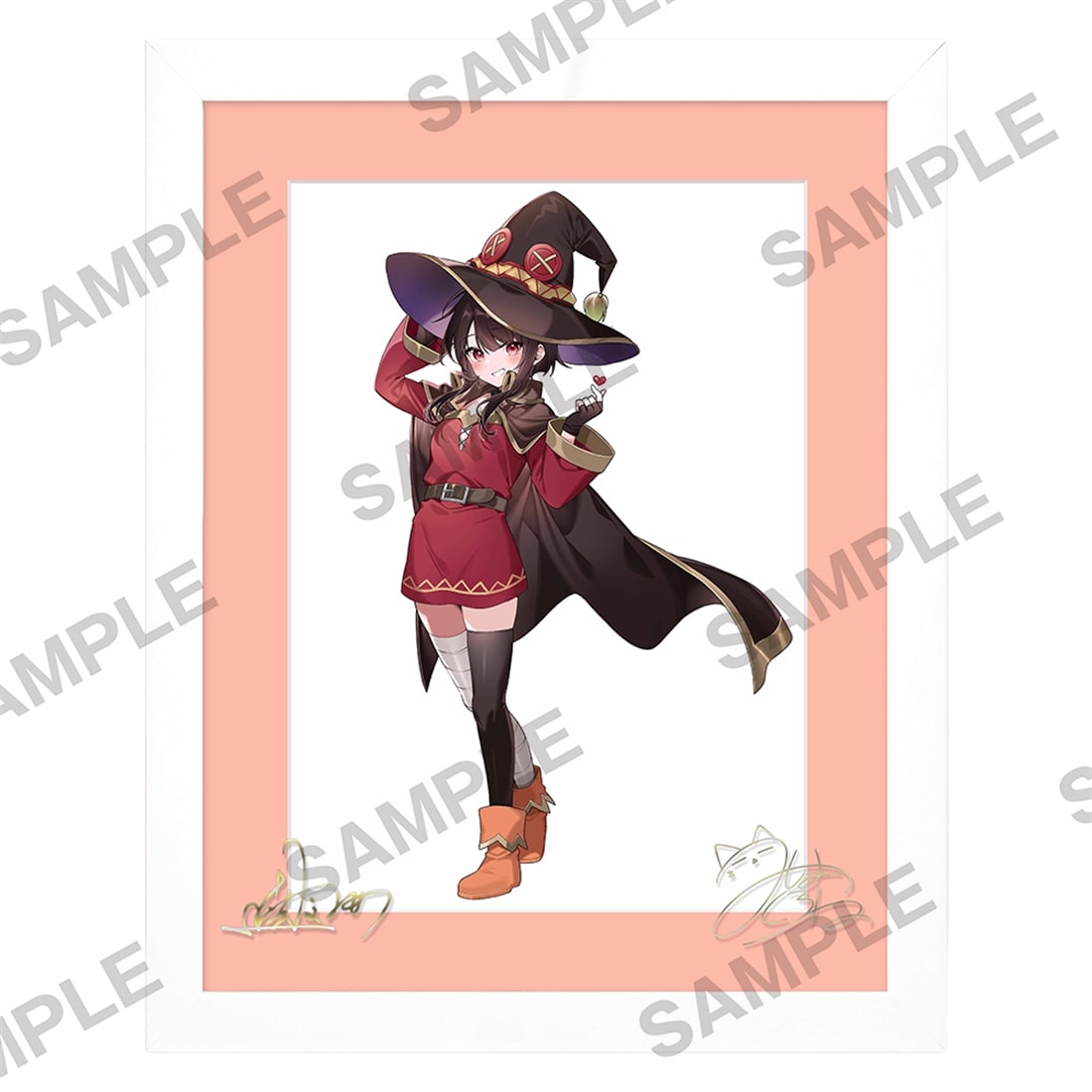 この素晴らしい世界に祝福を！』バレンタイン2026 複製サイン入り描き