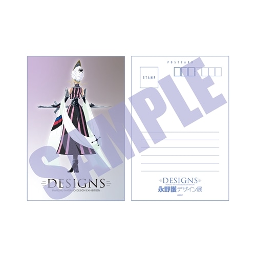 DESIGNS 永野護デザイン展 ポストカード クリスティン・V（後姿