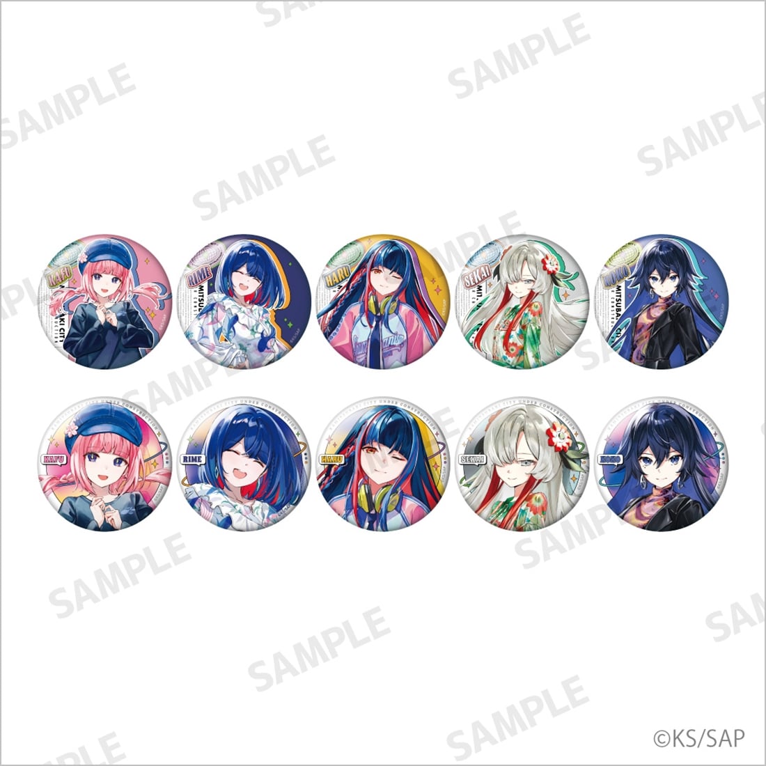 神椿市建設中。 トレーディング缶バッジ（等身/全10種） BOX: グッズ