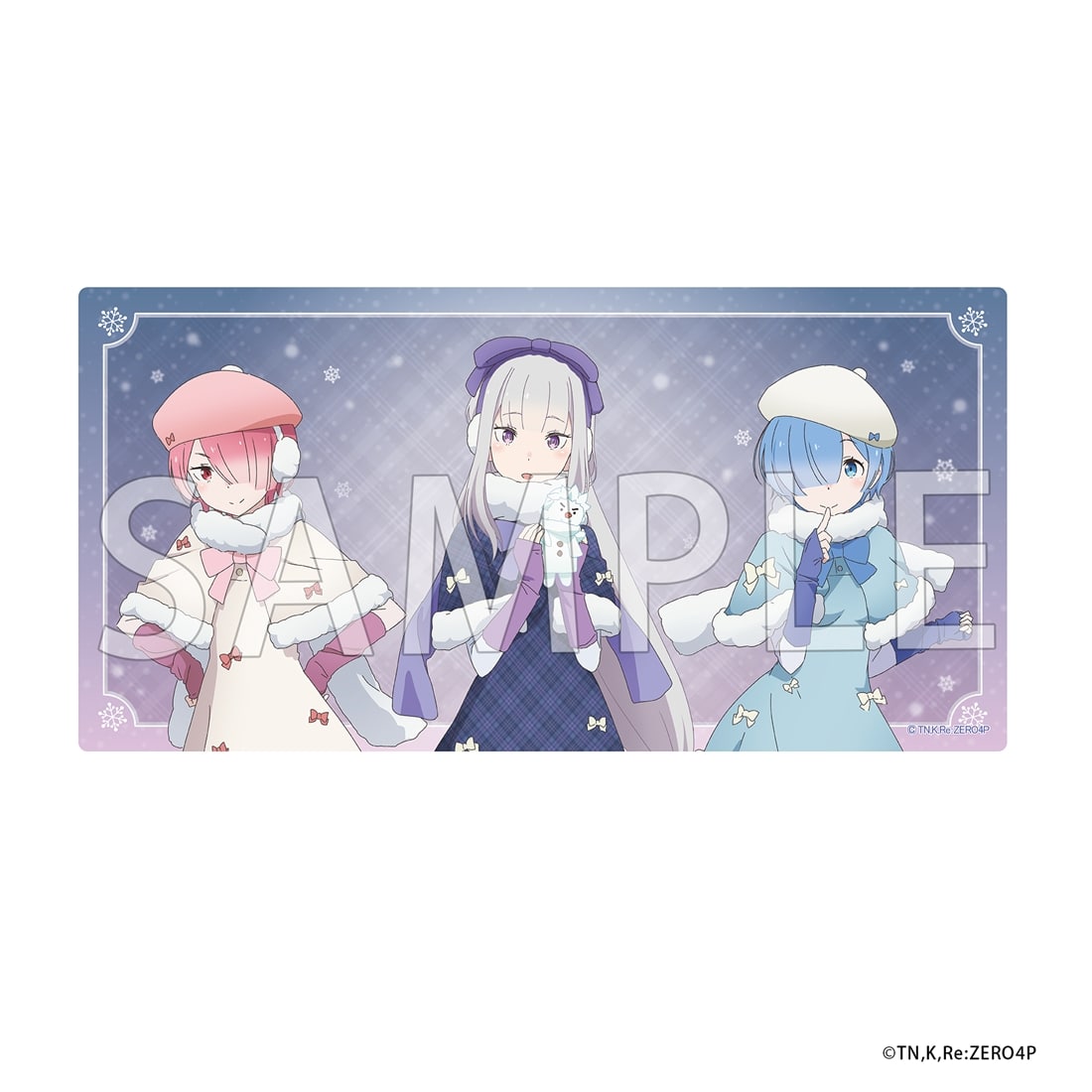 Re:ゼロから始める異世界生活」デスクマット Winter Snow ver.: グッズ