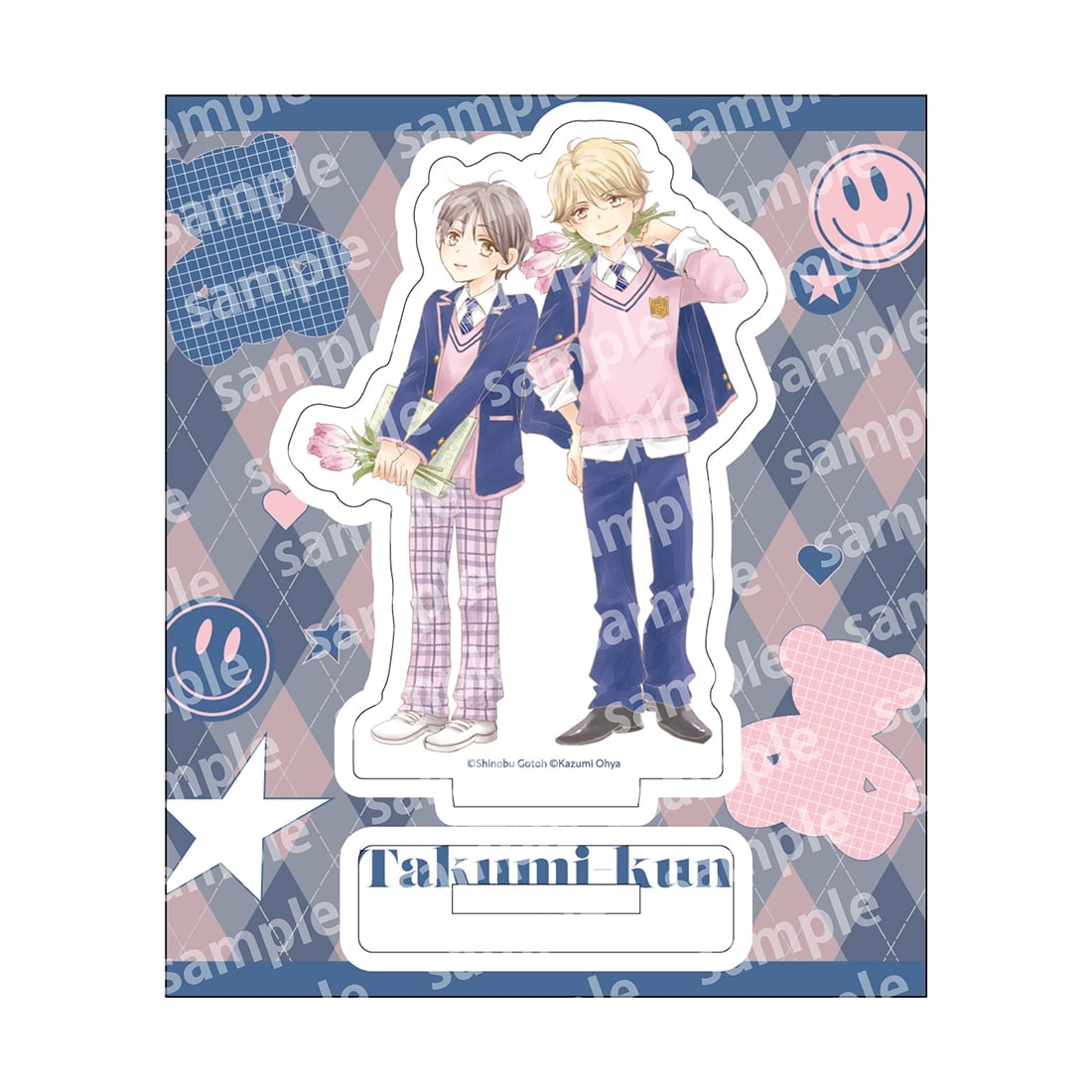 アクリルスタンド デフォルメ PINK/NAVY TRAD. CLUB ver. タクミくん