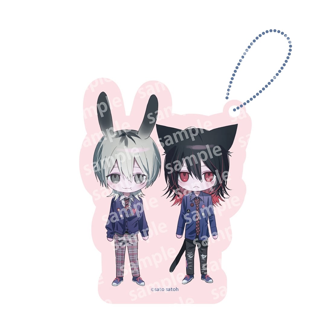 アクリルブロックチャーム PINK/NAVY TRAD. CLUB ver. 666DOPES