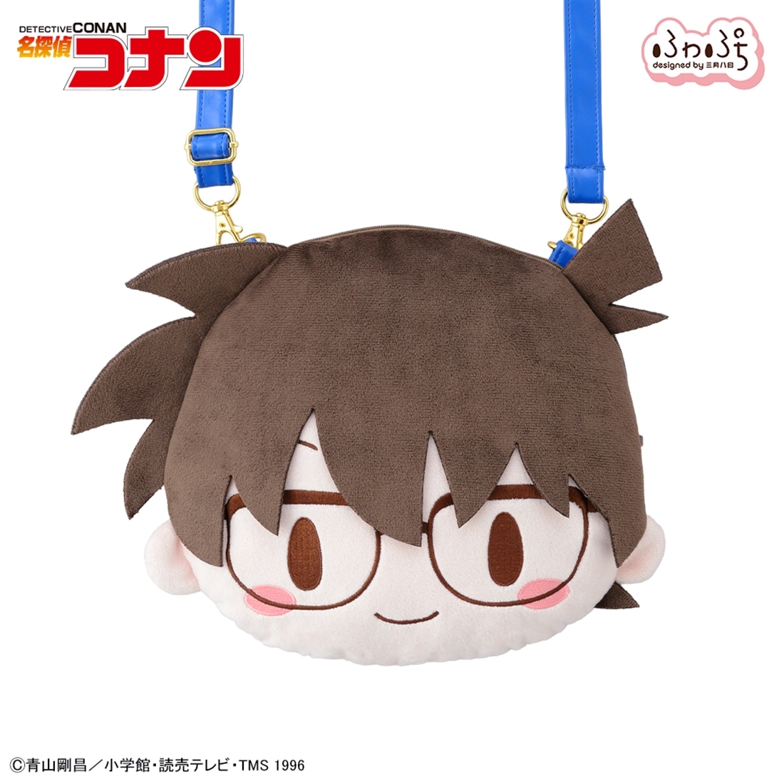 名探偵コナン 江戸川コナン ふわぷち フェイスショルダーバッグ（M