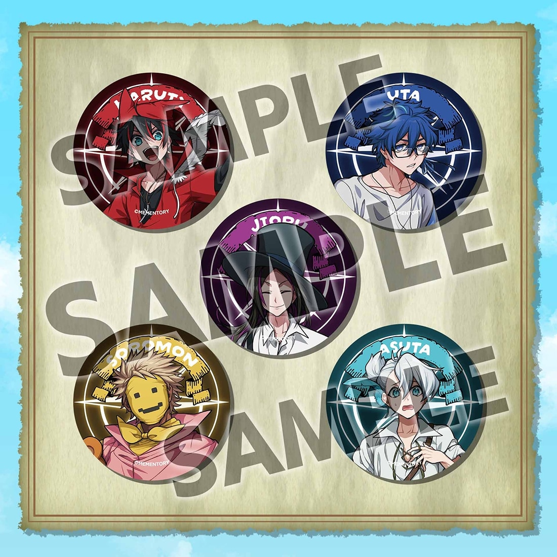 メメントリ INSOMNIA LAND 缶バッジ メメントリ INSOMNIA LAND トレーディング 缶バッジ: グッズ・文具