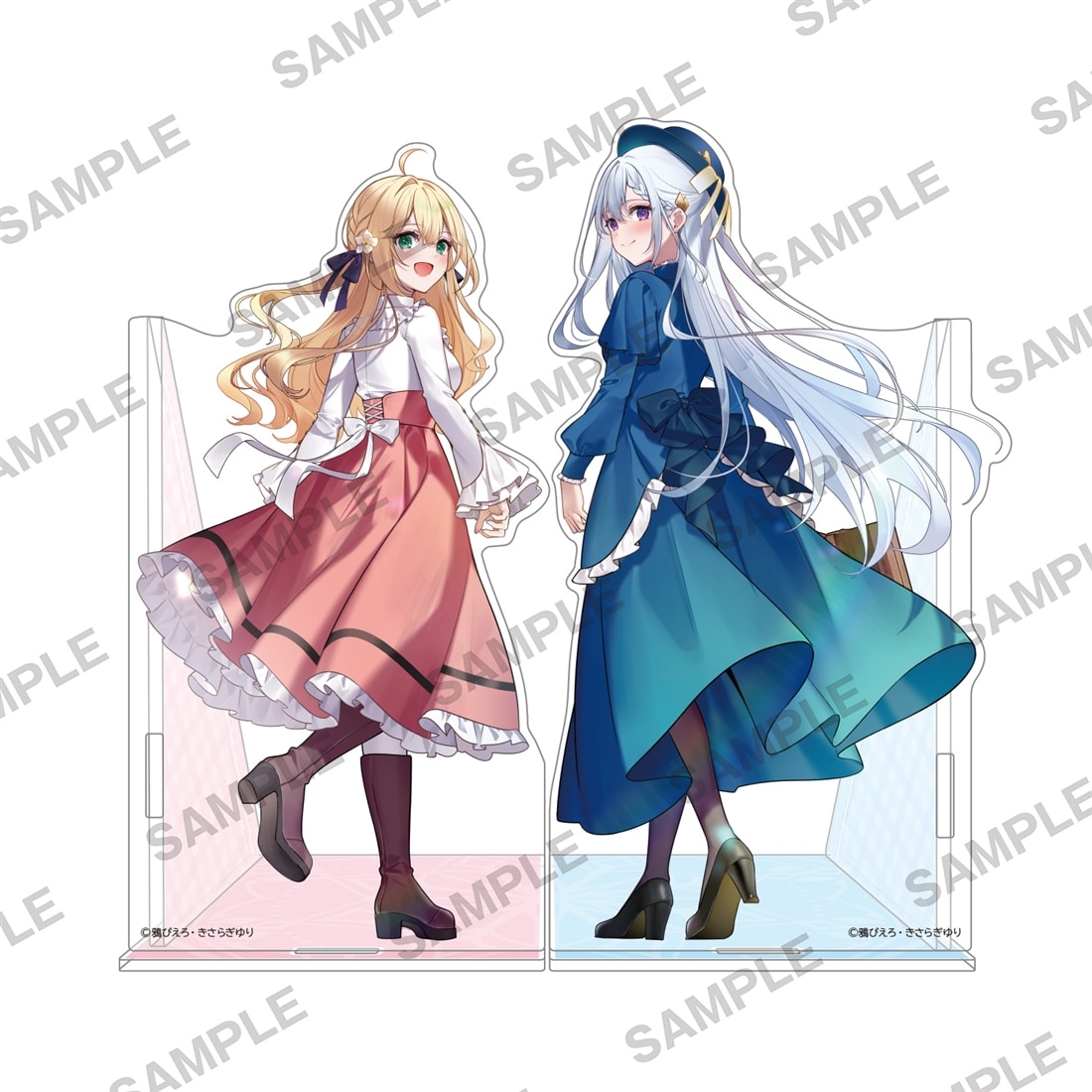 二次受注】『転生王女と天才令嬢の魔法革命』アクリルブックエンド