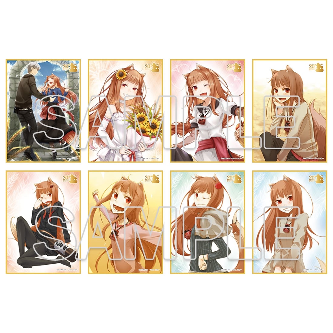 狼と香辛料　ミニ色紙　D賞 狼と香辛料 MERCHANT MEETS THE WISE WOLF」ホロくじ | くじ引き堂