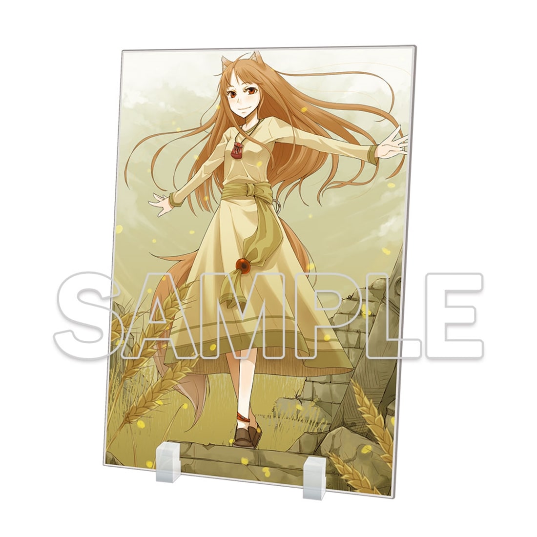 狼と香辛料』原作20周年記念 ビッグアクリルプレート B: グッズ・文具