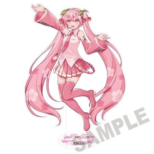 桜ミク×弘前さくらまつり2026 ダイカットビッグアクリルスタンド Art