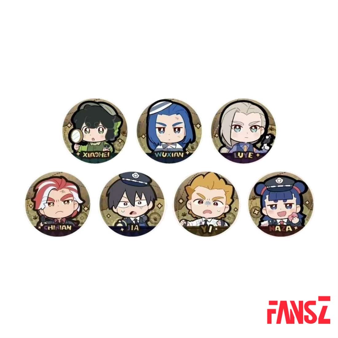 羅小黒戦記 妖霊探案簿シリーズ 缶バッジ 【1BOX】: グッズ・文具