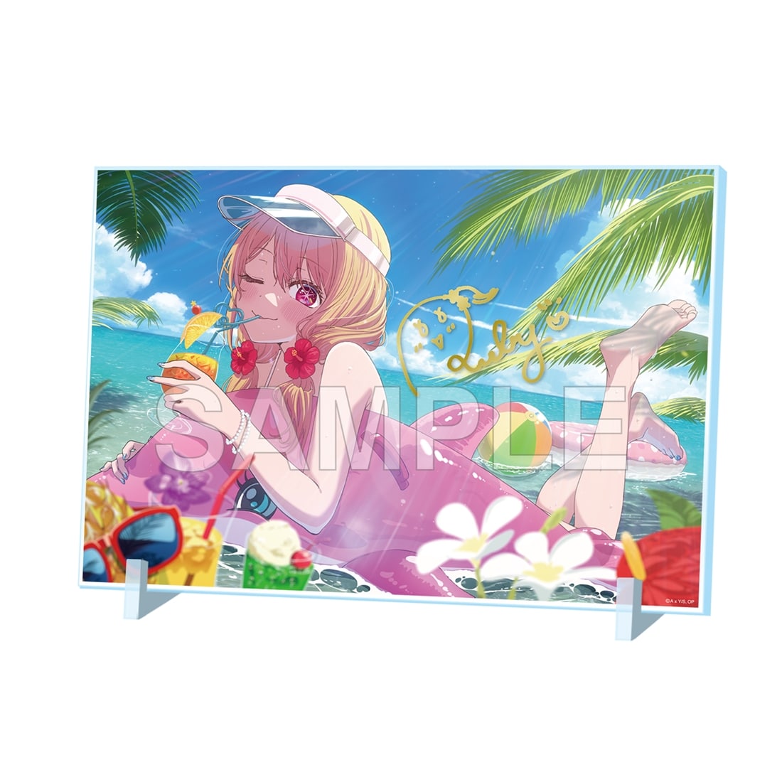 推しの子】箔押しサイン入りアクリルパネル Happy Summer 2025 ver