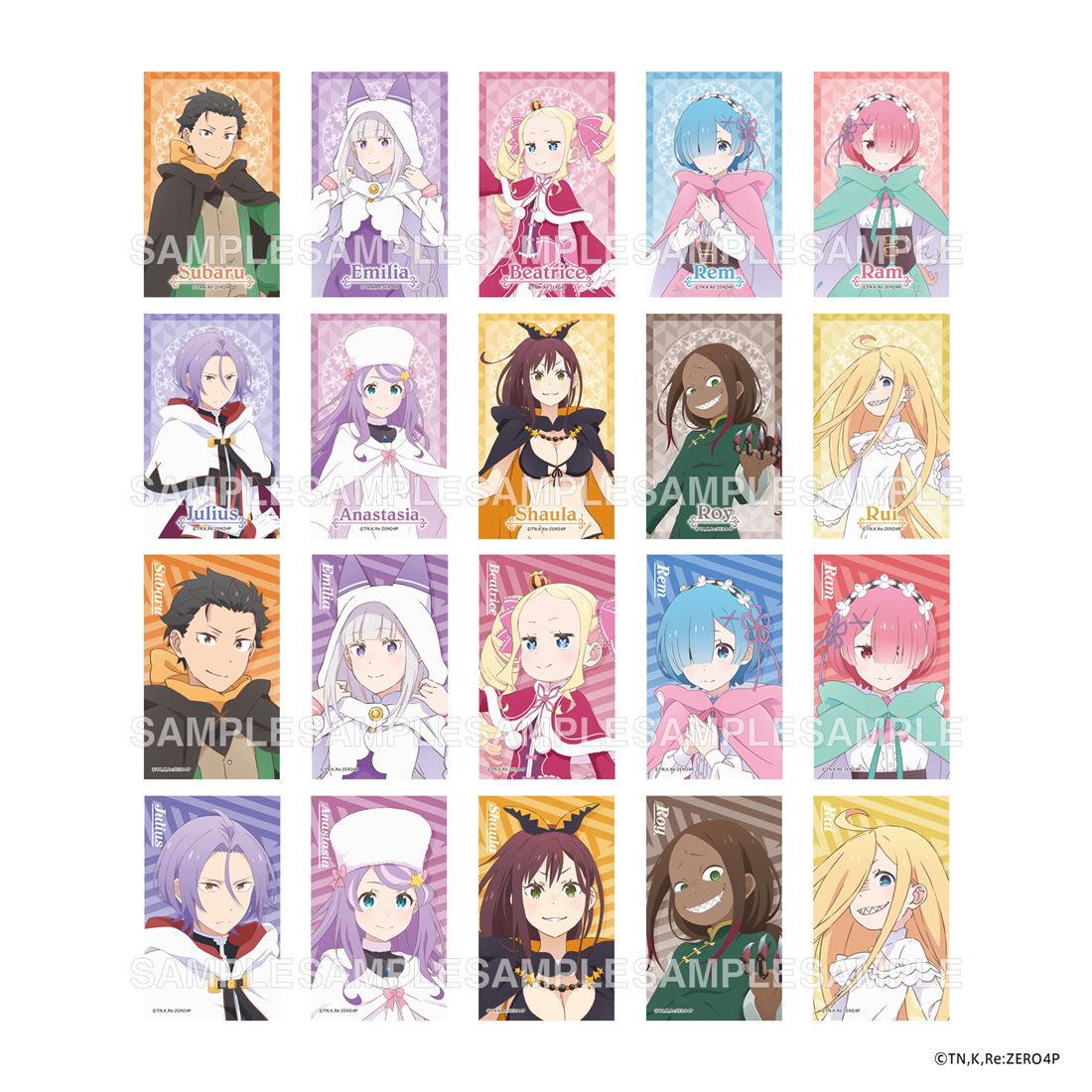 Re:ゼロから始める異世界生活」4th season ミニブロマイドコレクション