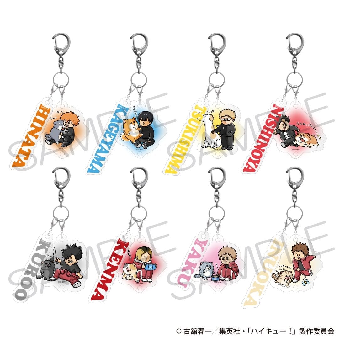 ハイキュー!! ネームキーホルダーコレクション 迷子札ver. Pack(Pack