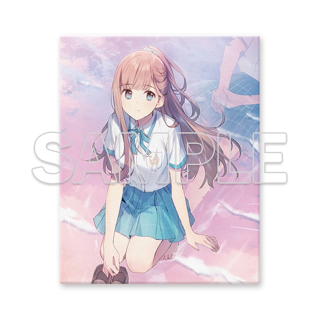 厳選イラストF4キャンバスアート ぜっきょ先生 メロブのスーパーセール 限定景品 レプリカだって、恋をする。』キャンバスアートB: グッズ・文具