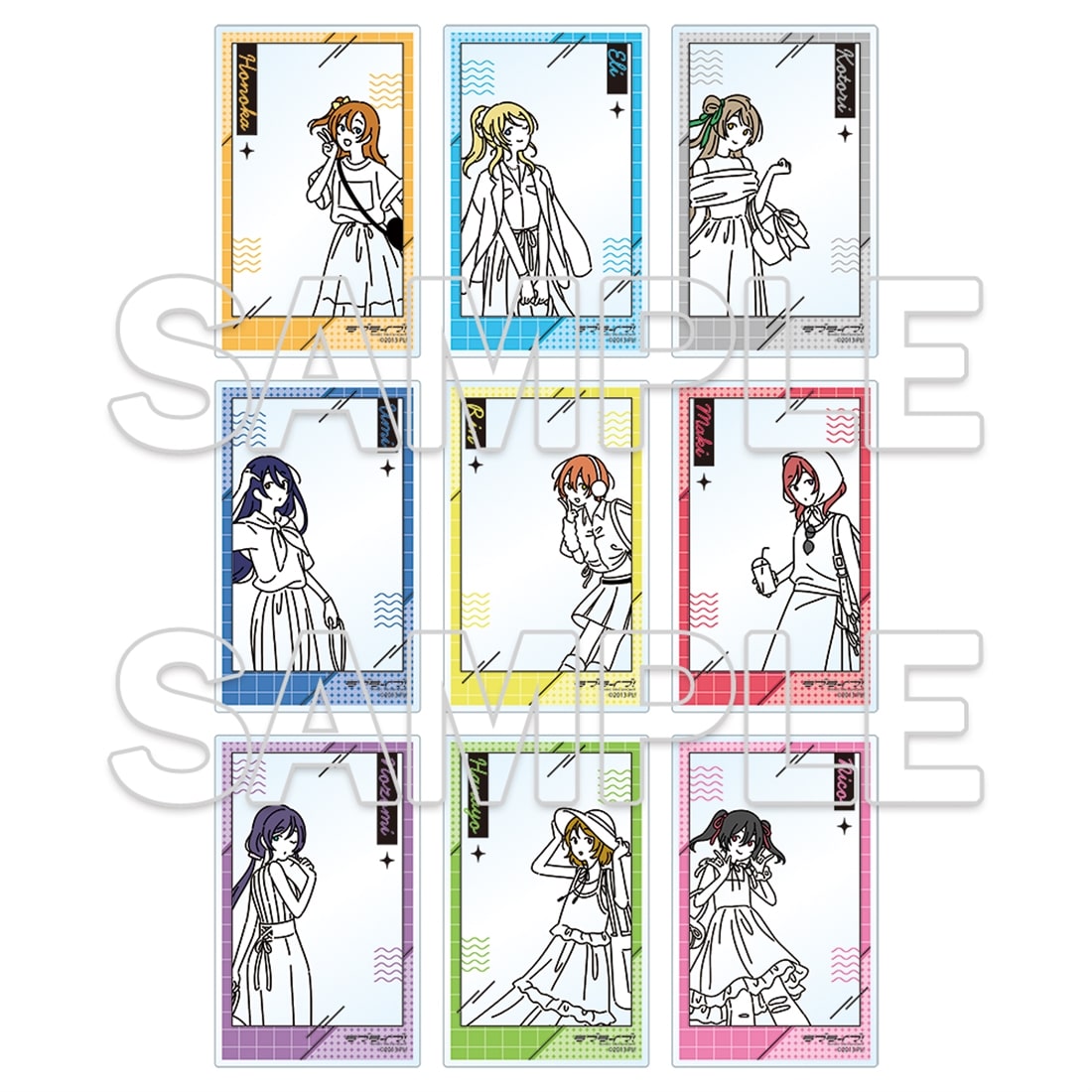 ラブライブ！』お散歩は季節をまとって。 トレーディングアクリル