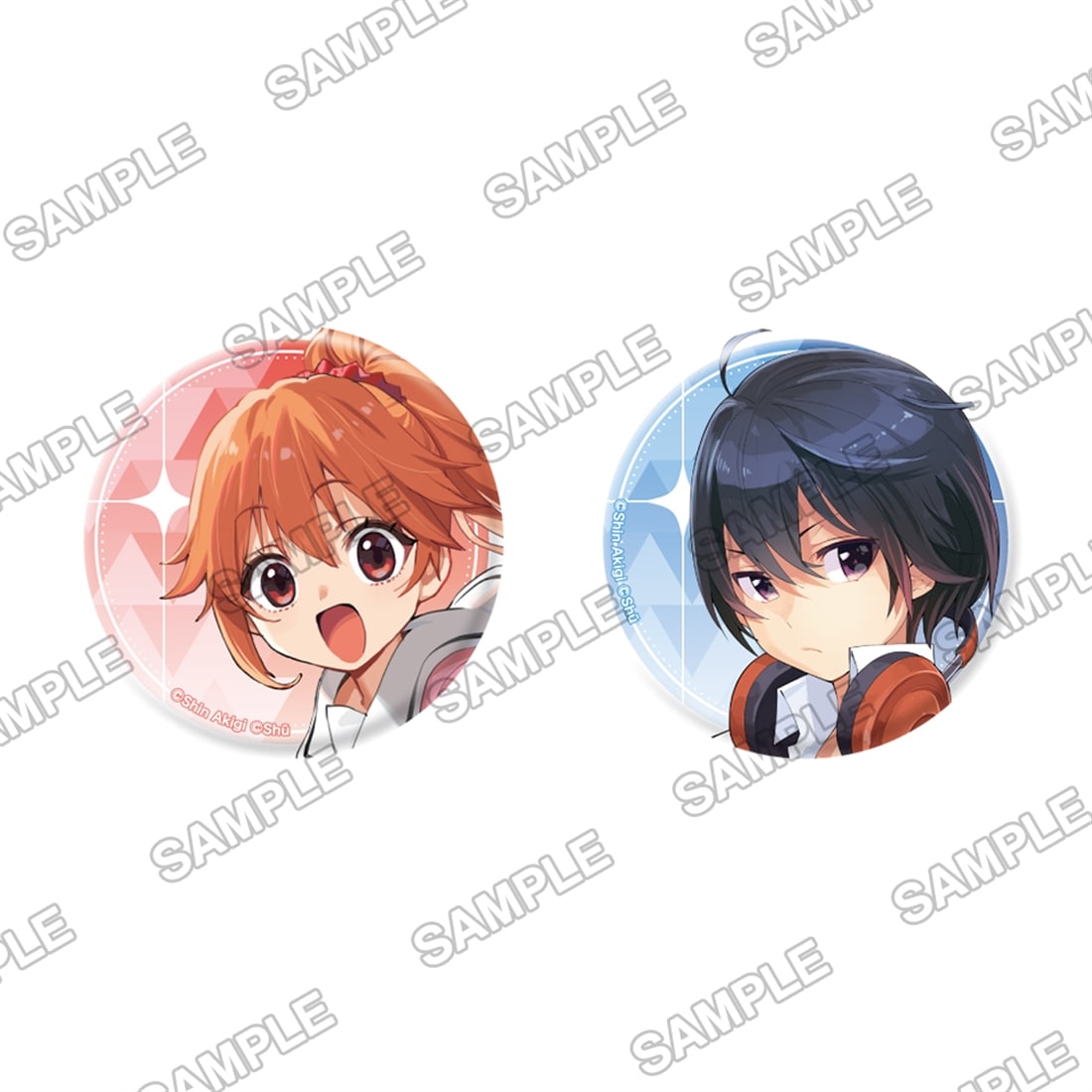 怪盗レッド』缶バッジ2個セット アスカ＆ケイB: グッズ・文具