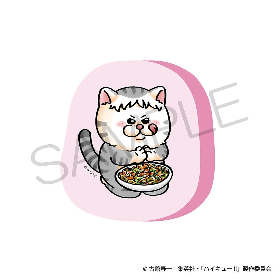 ハイキュー!! ダイカットクッション 大好物ver. ヤクネコ: グッズ