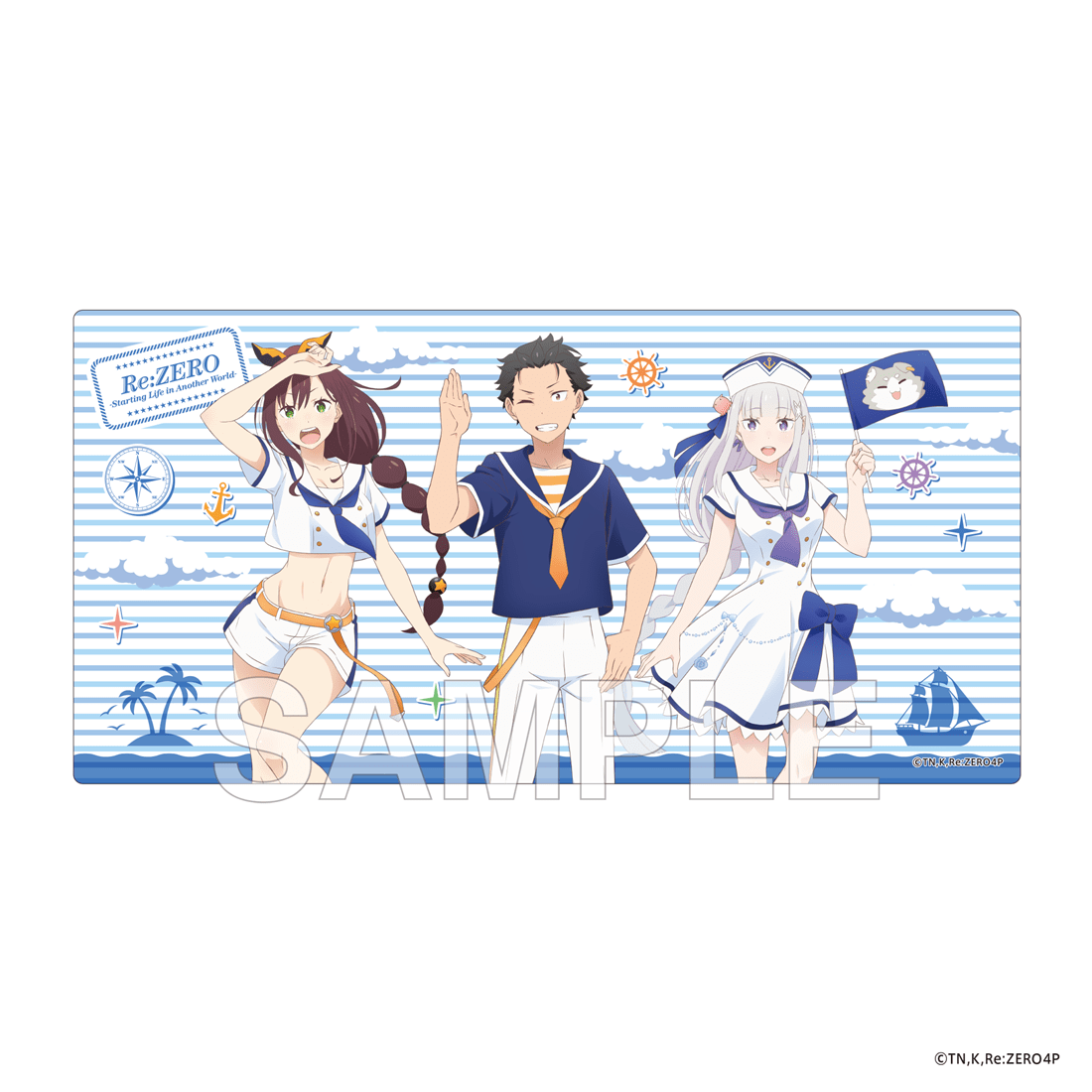Re:ゼロから始める異世界生活 棚プレート7種セット　カドカワ　春の還元祭 ム*️様 Re:ゼロから始める異世界生活 棚プレート7種セット カドカワ
