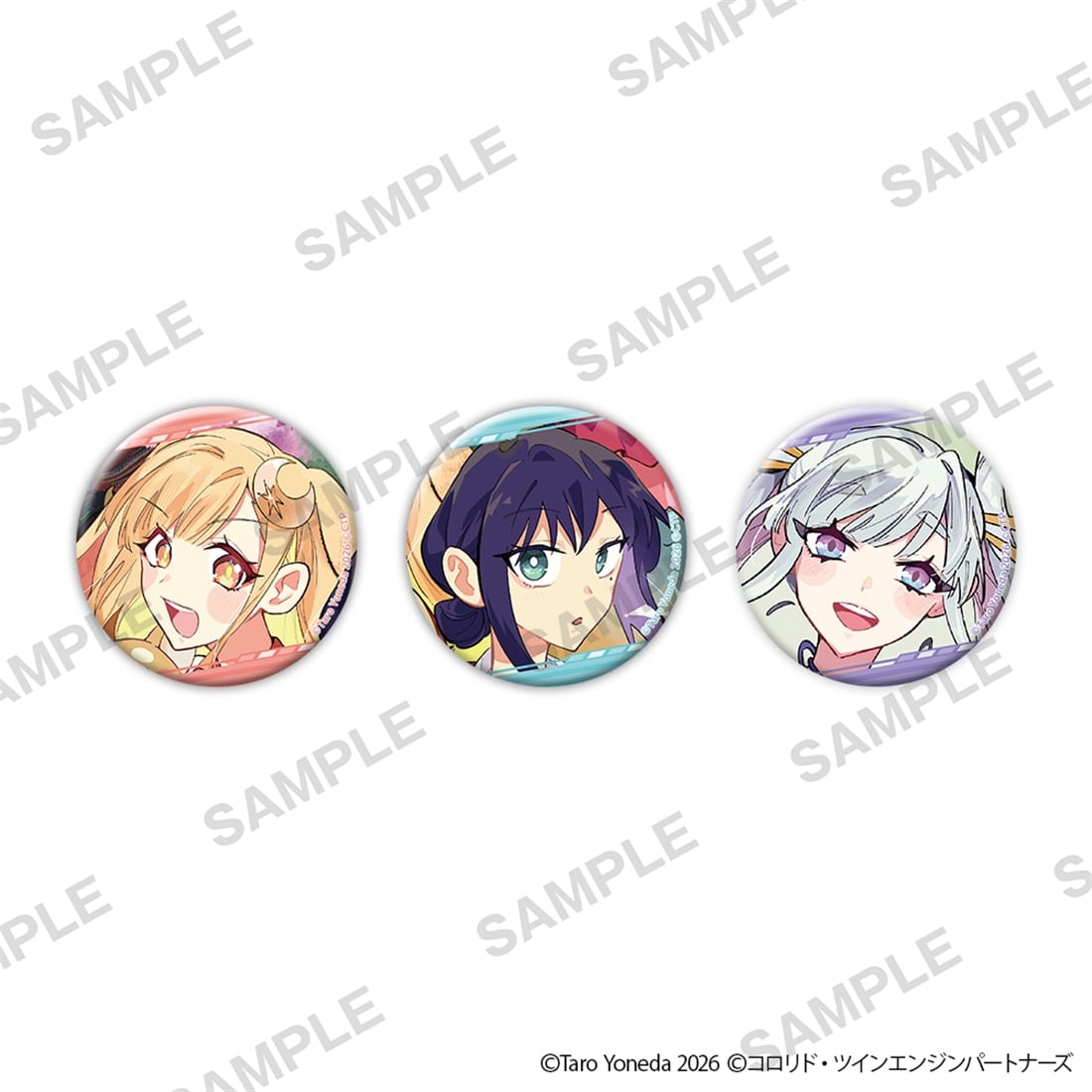 超かぐや姫！』缶バッジ3個セット かぐや＆酒寄彩葉＆月見ヤチヨ A