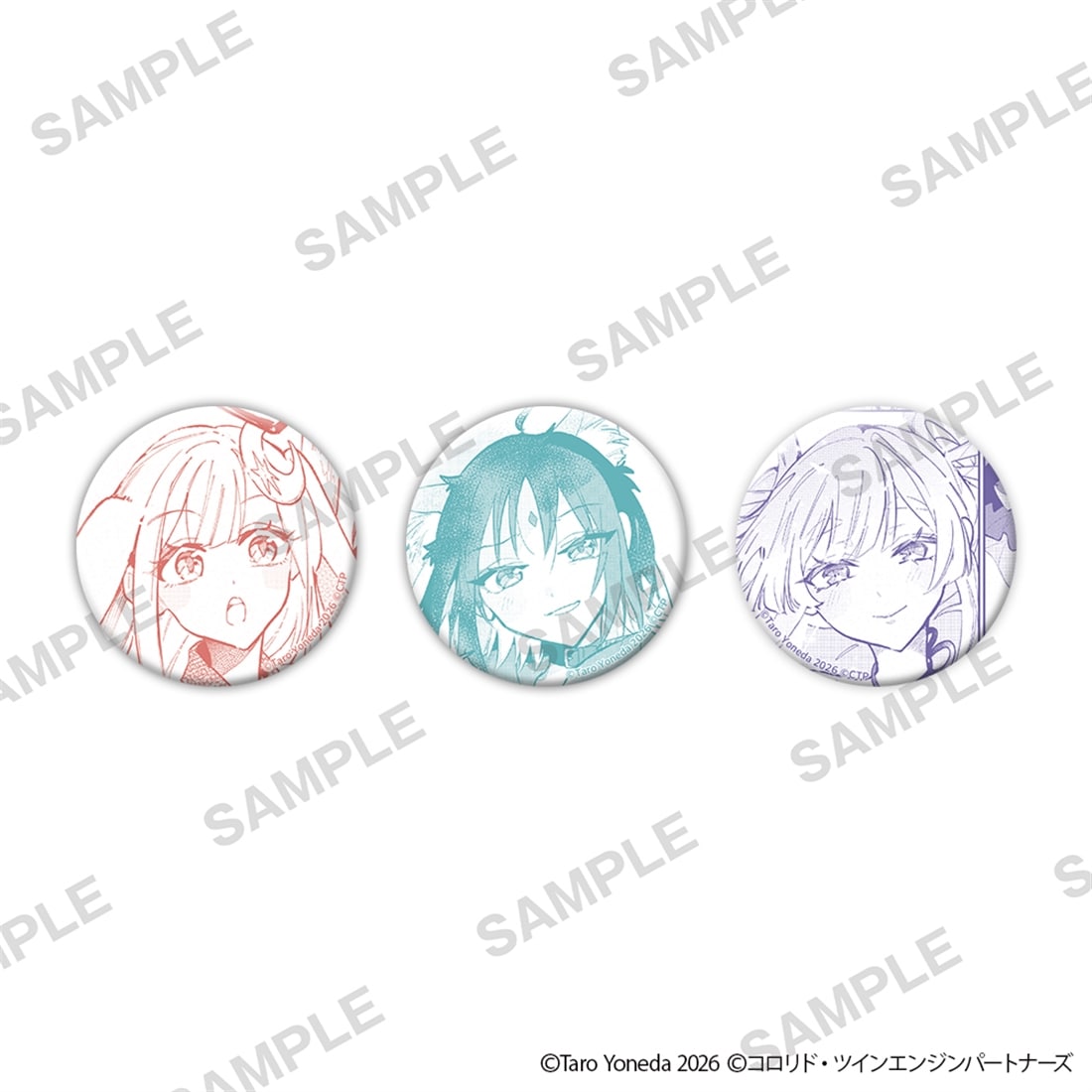 超かぐや姫！』缶バッジ3個セット かぐや＆酒寄彩葉＆月見ヤチヨ B