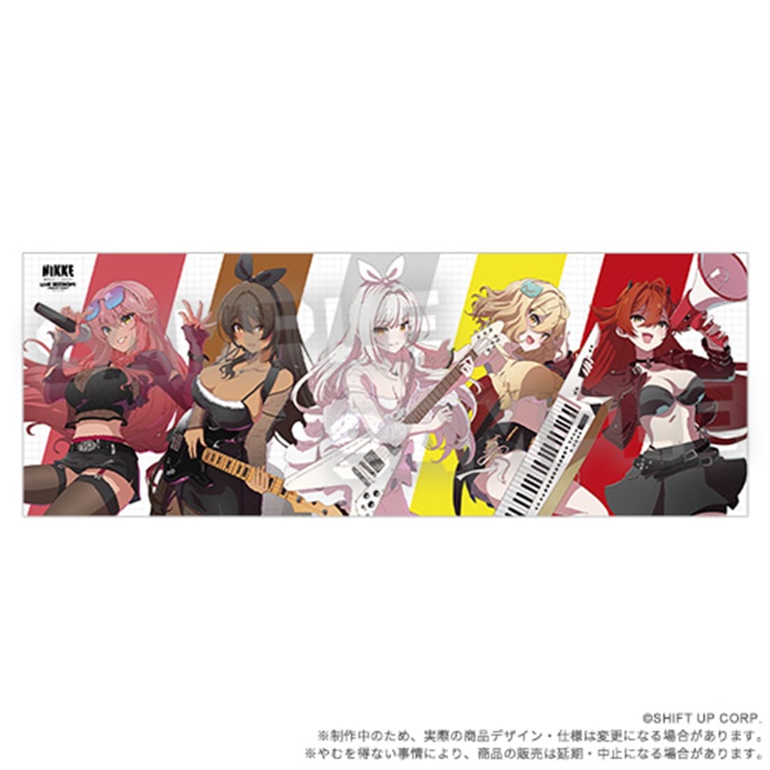 勝利の女神：NIKKE LIVE SESSION！～Massive Burst～ フェイスタオル