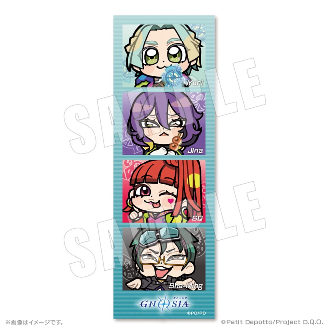 アニメ グノーシア×ぶくぶ 4カットステッカー A(4カットステッカー A