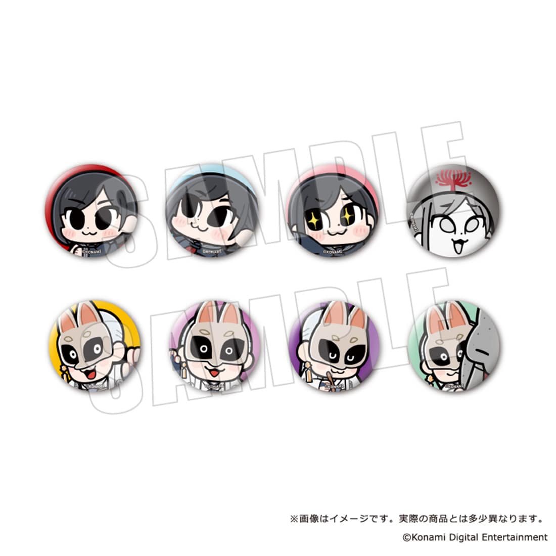 SILENT HILL f × ぶくぶ カンバッジ 全8種セット SILENT HILL f × ぶくぶ カンバッジ 全8種【単品】(単品): グッズ