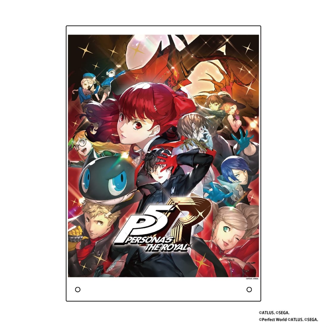 ペルソナ5 ザ・ロイヤル ＆ ペルソナ5：The Phantom X 箔押しアクリル