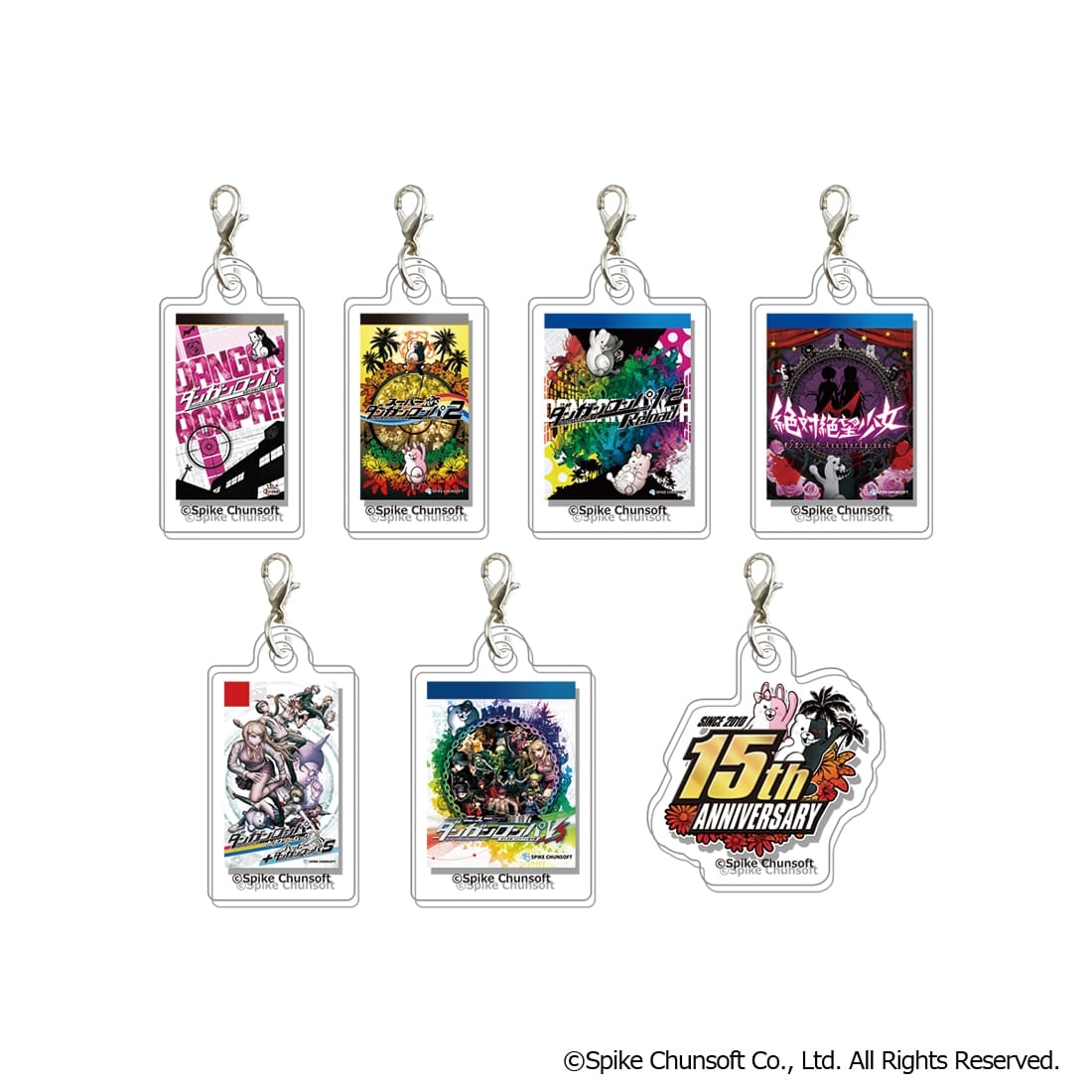 ダンガンロンパシリーズ トレーディングパッケージ風アクリルチャーム