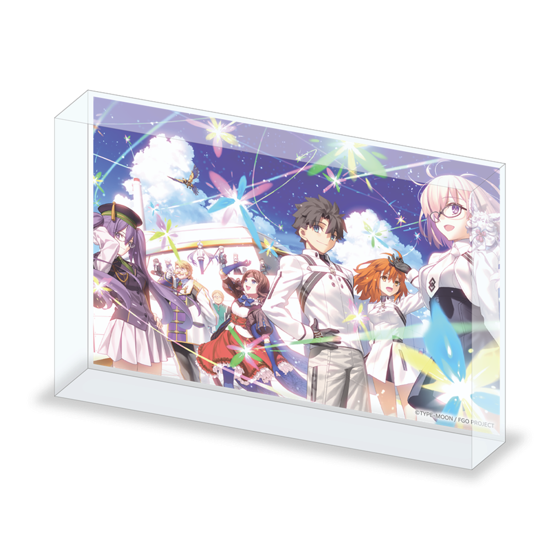 ぶ*り様 fgo メリュジーヌ カード風アクリルブロック 最終再臨 Fate/Grand Order』アクリルブロック 10周年表紙イラスト(10周年表紙