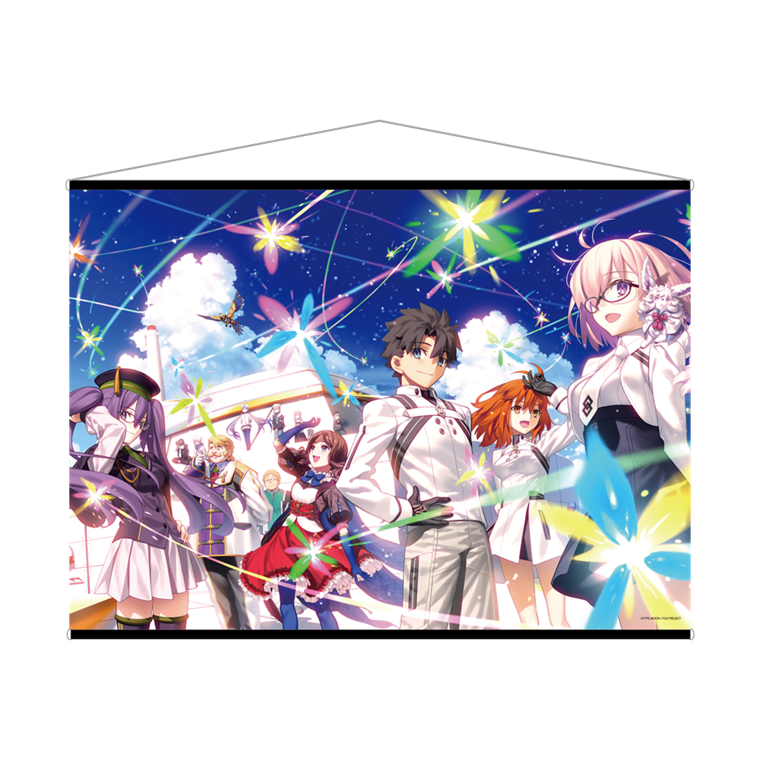 レア　Fate/Grand Order　Ｂ2半裁絵柄巨大 7枚セット サーヴァント別 描き下ろしイラスト B2半裁タペストリー F（全8種）