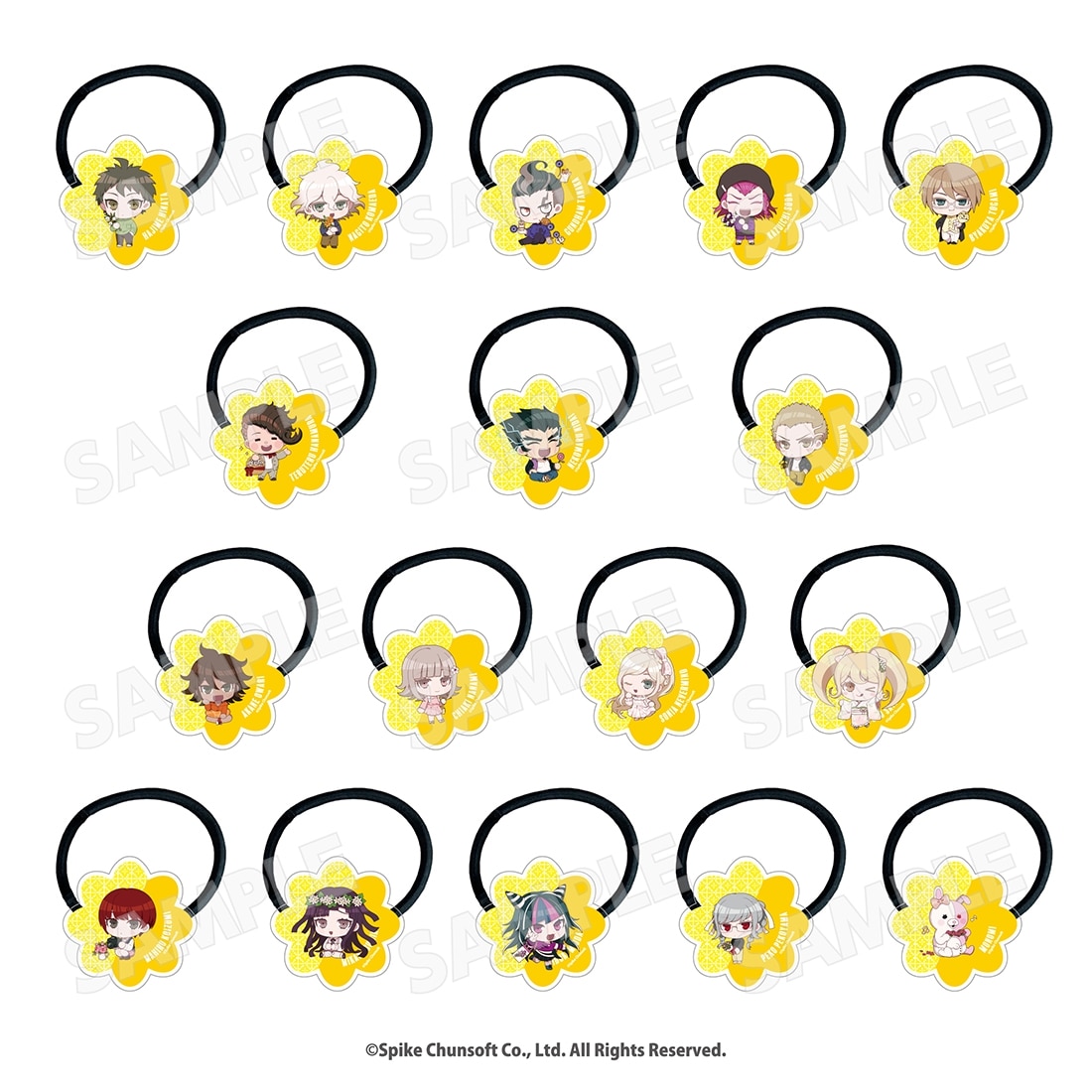 スーパーダンガンロンパ2 コラボ限定アクリルチャーム付きヘアゴム