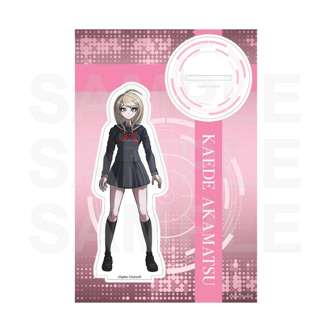 ニューダンガンロンパV3 出身高校制服 アクリルスタンド 1.赤松楓(1