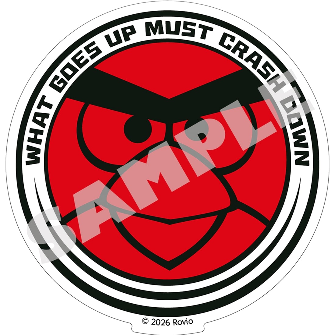【50枚】まとめ売りステッカーまとめ売り(レッド) Angry Birds』 ステッカー（レッド）(レッド): グッズ・文具