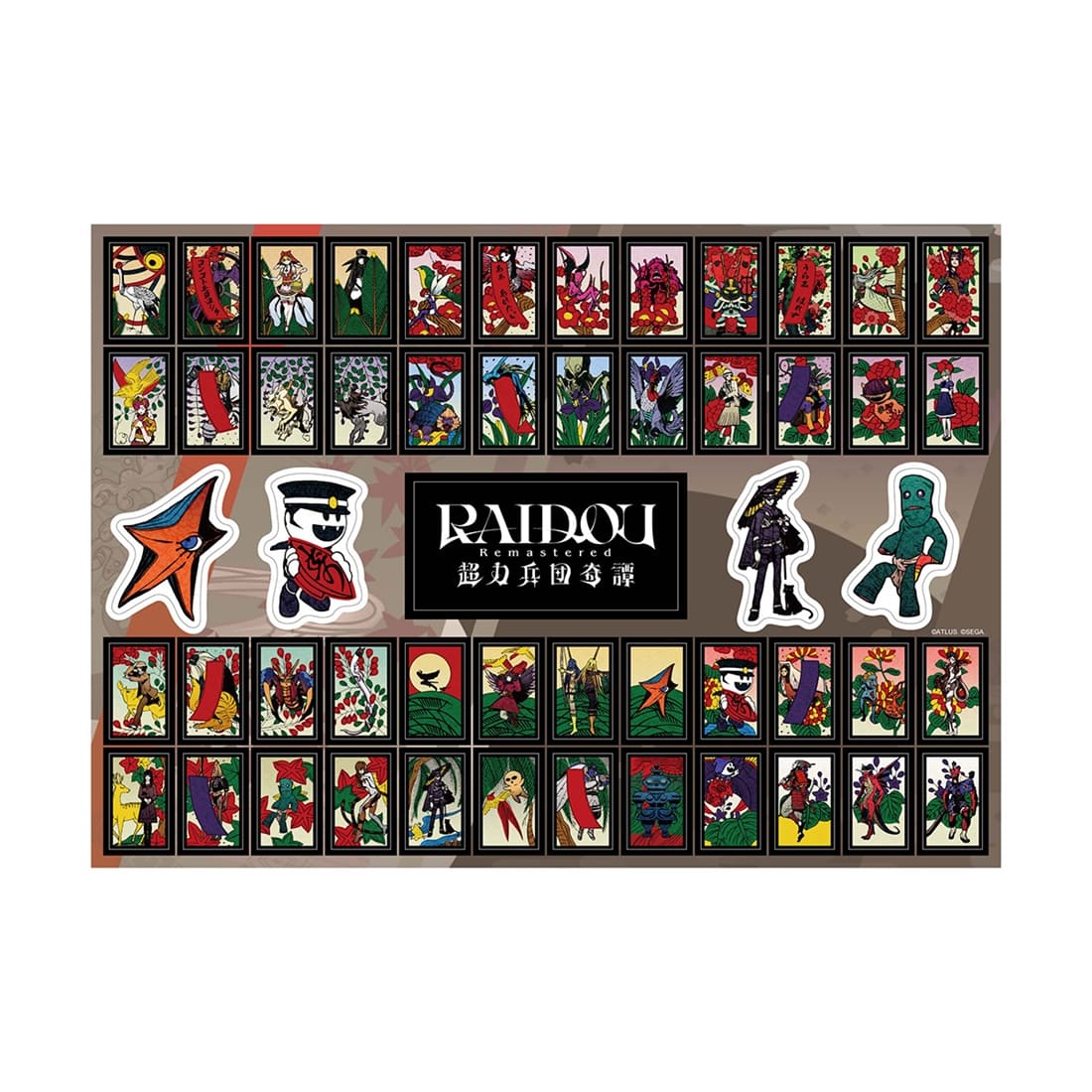 RAIDOU Remastered: 超力兵団奇譚 悪魔花札 ステッカーシート: グッズ
