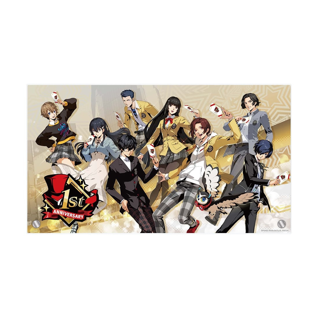 P5X 1周年記念イラスト アクリルプレート: グッズ・文具 | カドスト