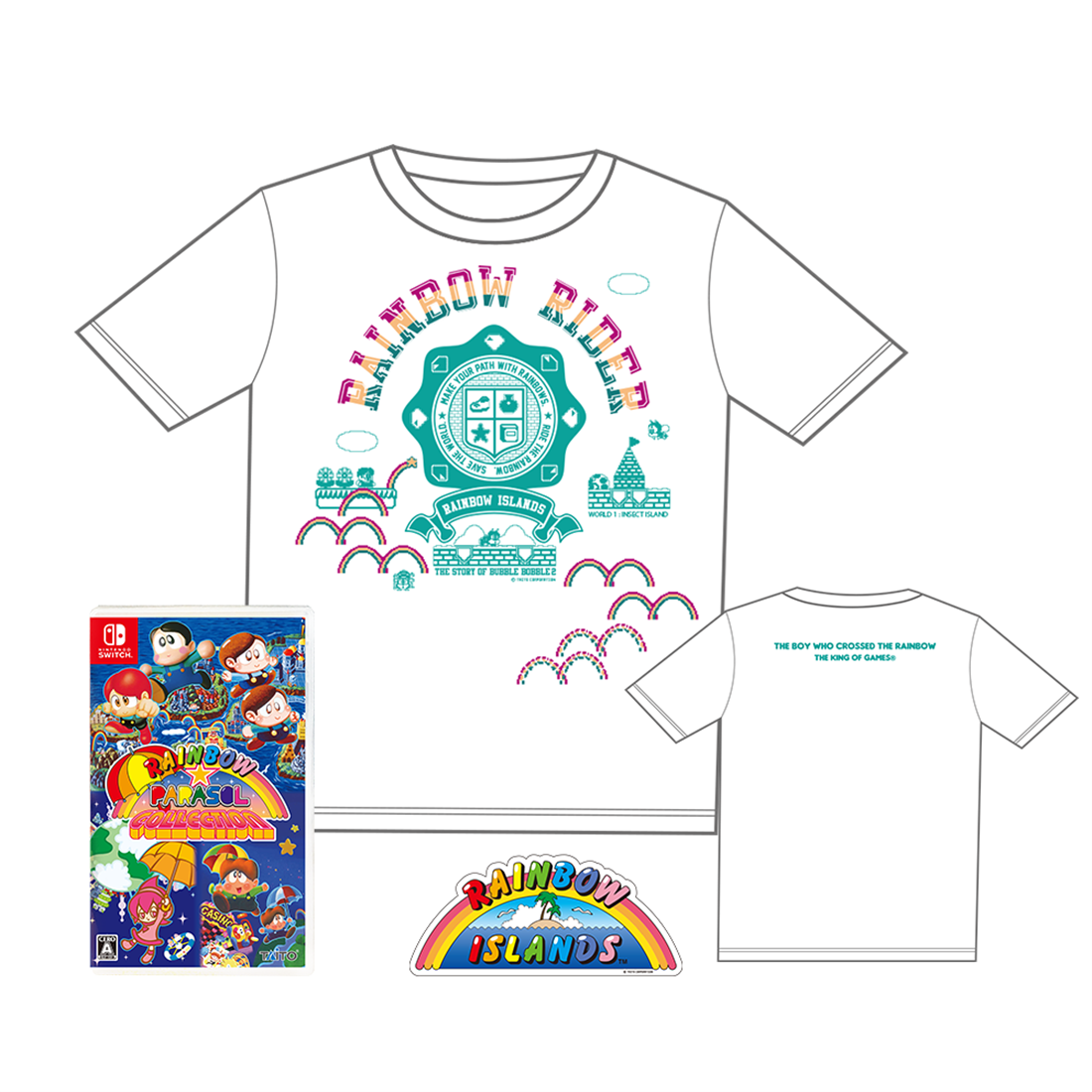 レインボー☆パラソルコレクション ファミ通DXパック（TシャツサイズM