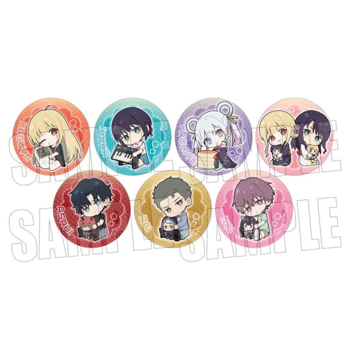 超かぐや姫！ トレーディング缶バッジ ぎゅぎゅっと Part2 A 【1BOX