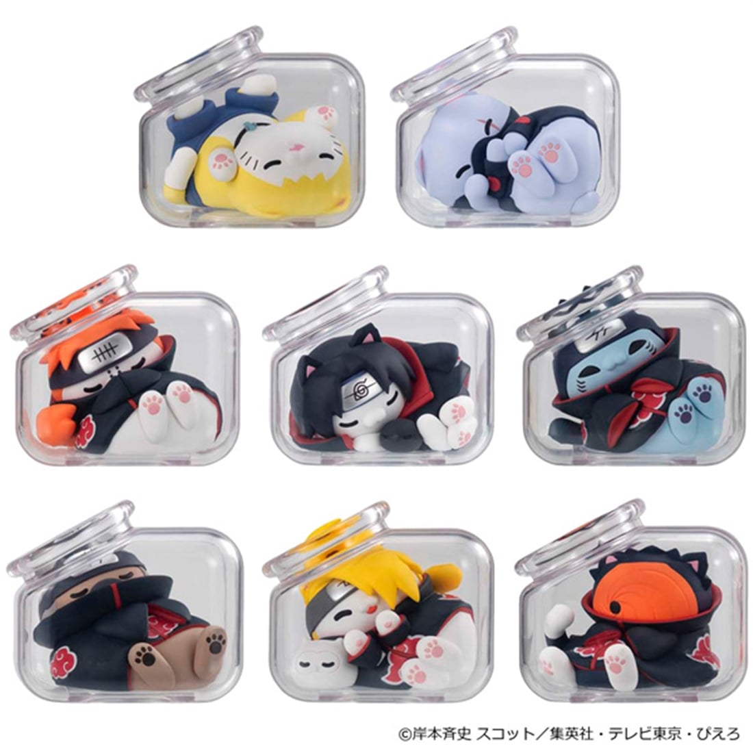 【未開封】NARUTO疾風伝 ニャルト！暁 BOX NARUTO-ナルト- 疾風伝 MEGA CAT PROJECT おやすみニャルト！ あつまれ