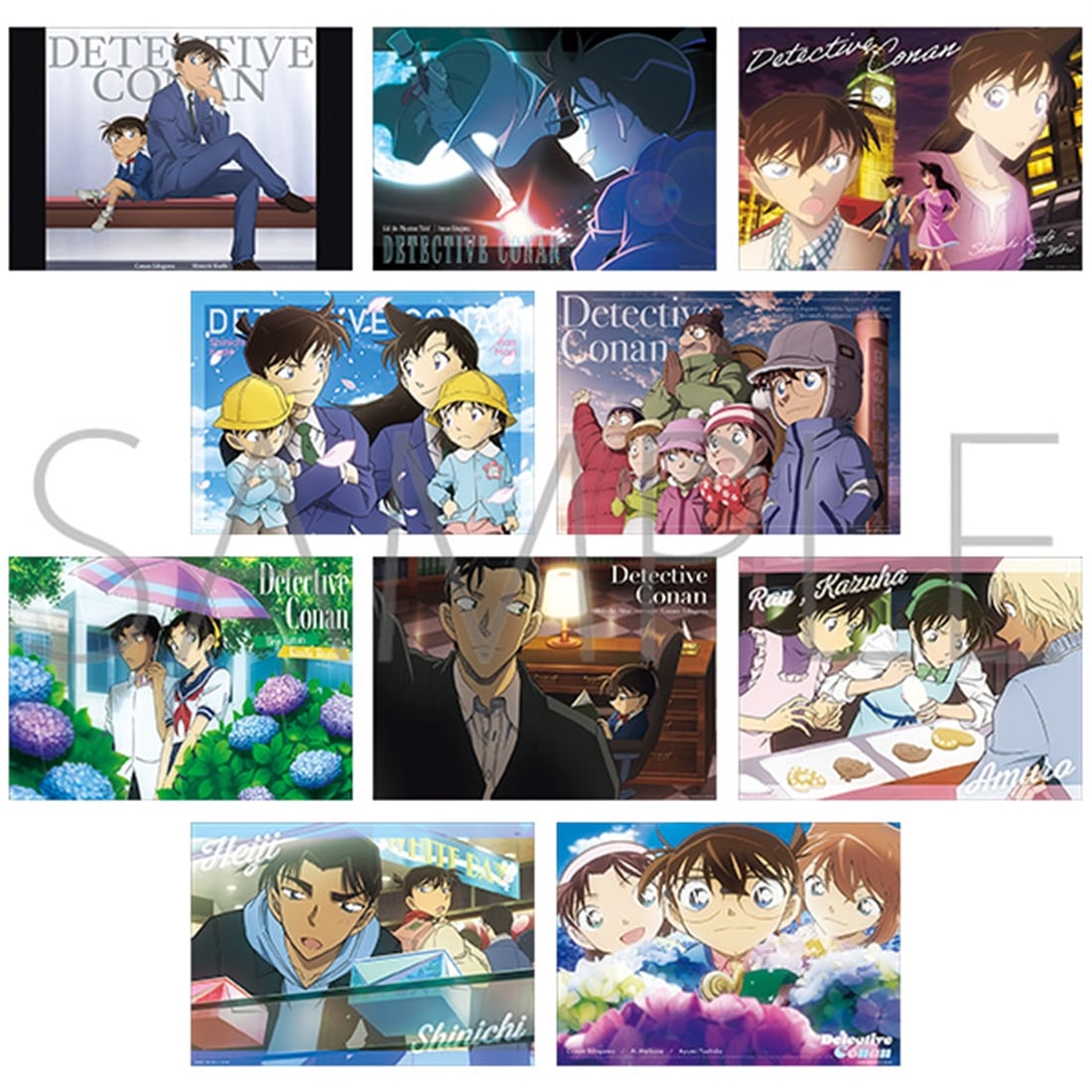 名探偵コナン ミニクリアポスターコレクション vol.4 【1BOX】: グッズ