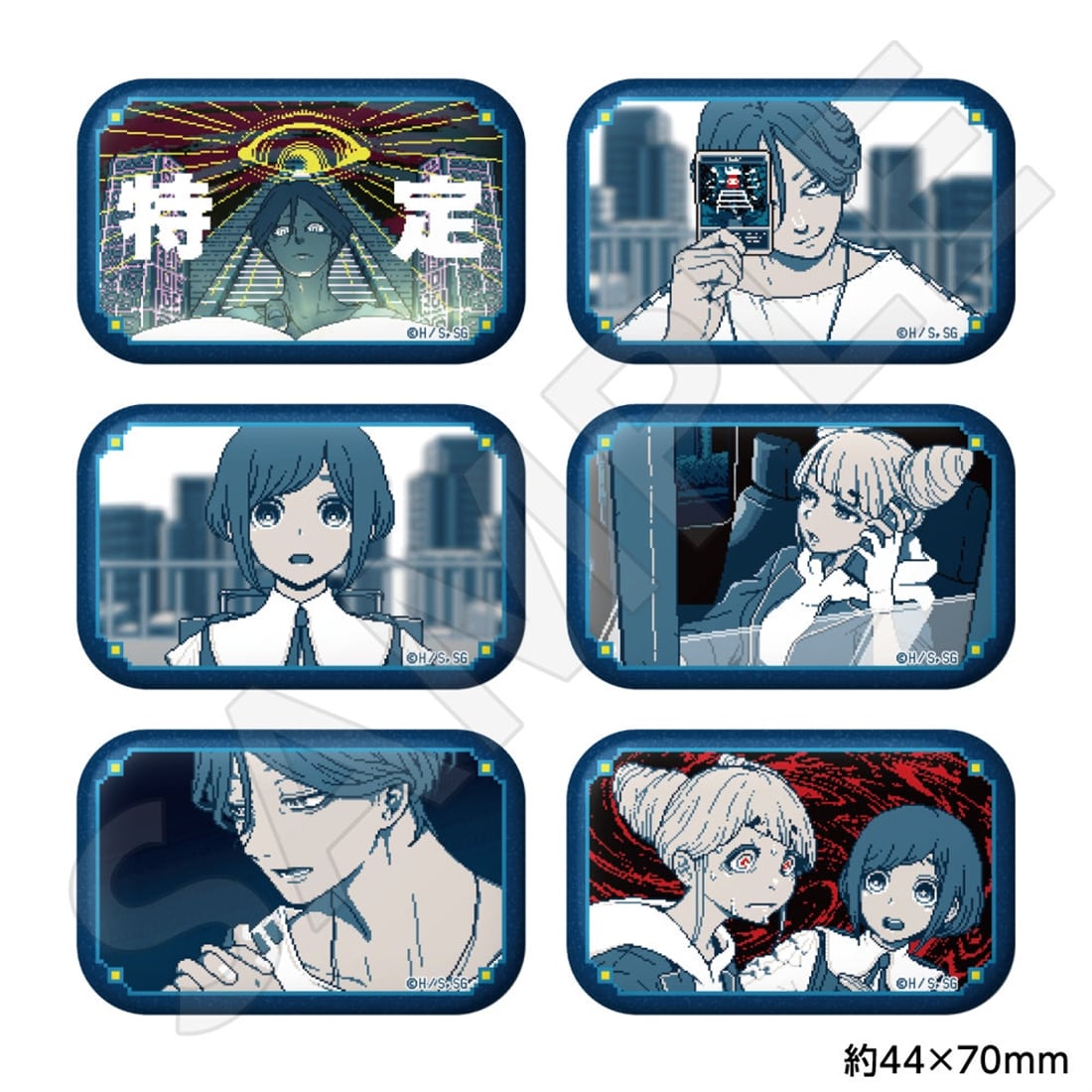 都市伝説解体センター トレーディングスクエア缶バッジ 【1BOX
