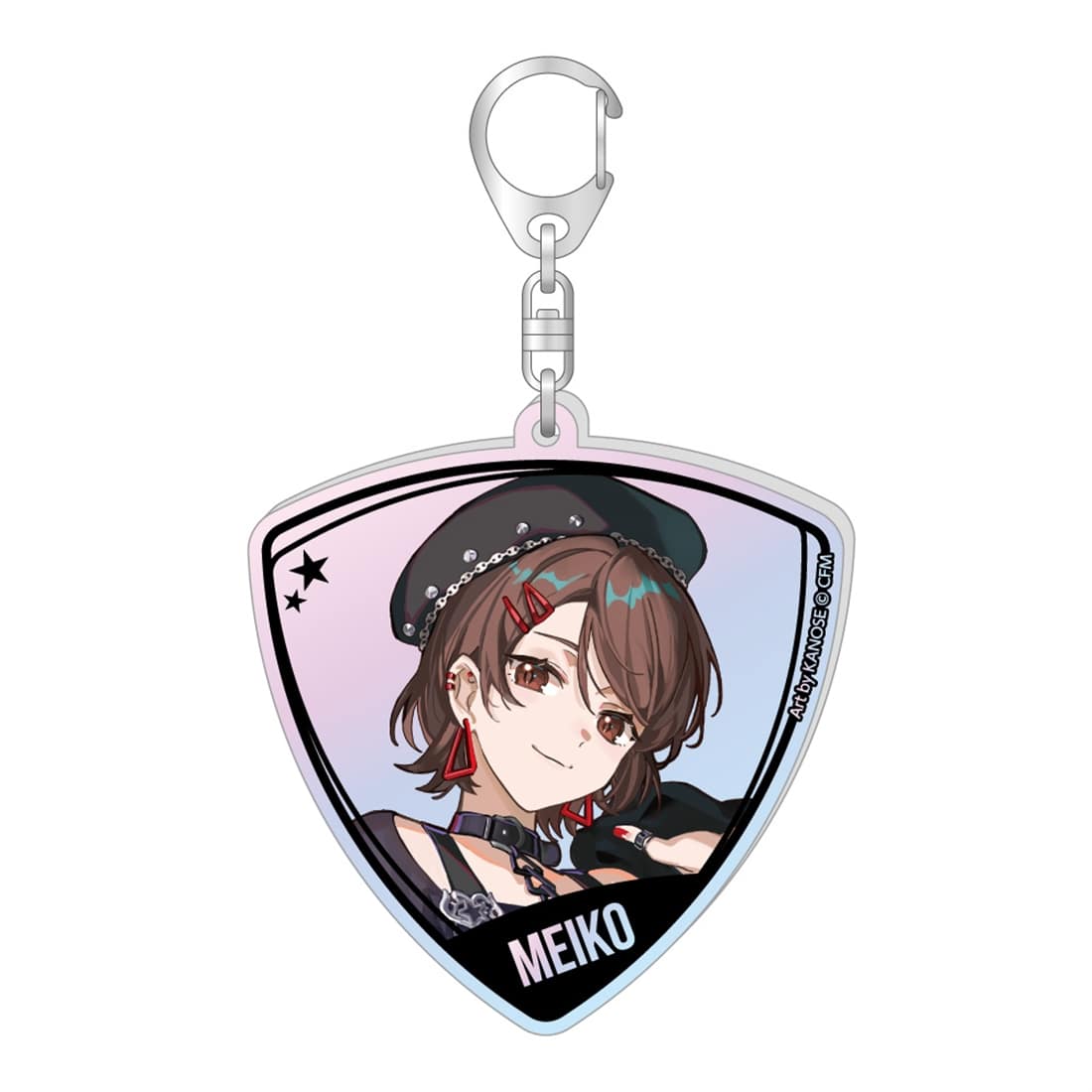 初音ミク ピック型オーロラアクリルキーホルダー バンドver. MEIKO