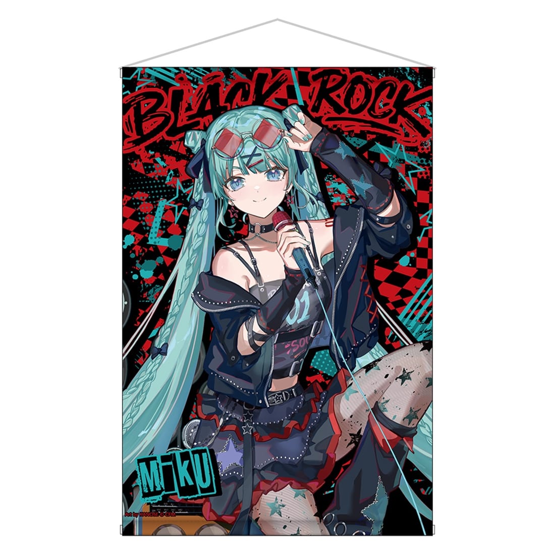 初音ミク B2タペストリー バンドver. 初音ミク: グッズ・文具