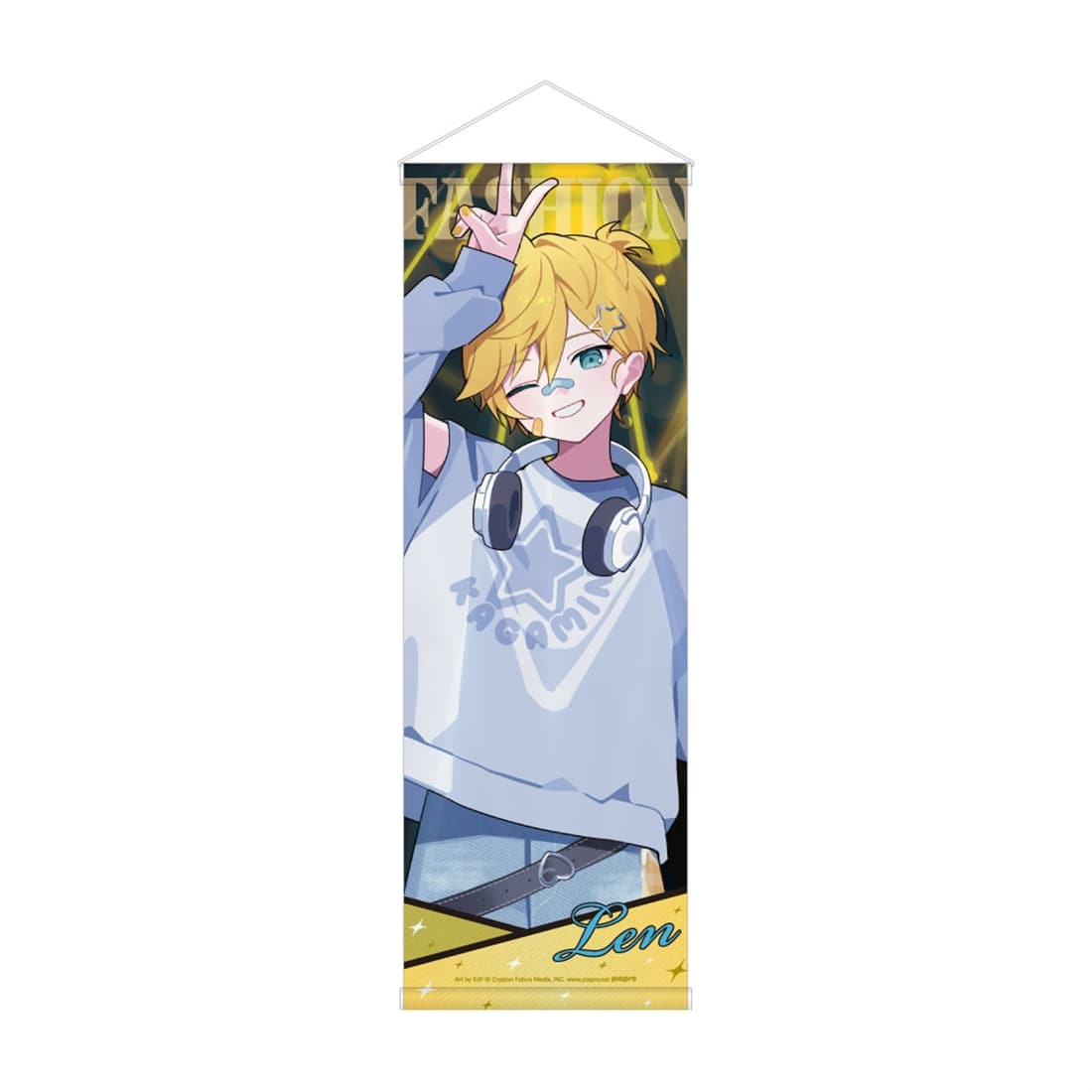 39Culture 2026 FASHION B2ハーフタペストリー 鏡音レン: グッズ・文具