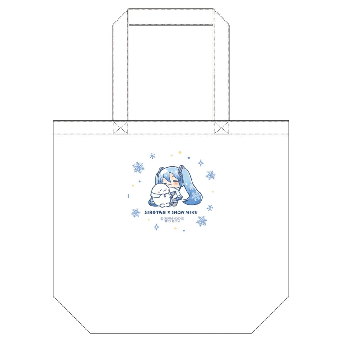 しろたん×雪ミク トートバッグ: ファッション | カドスト | KADOKAWA