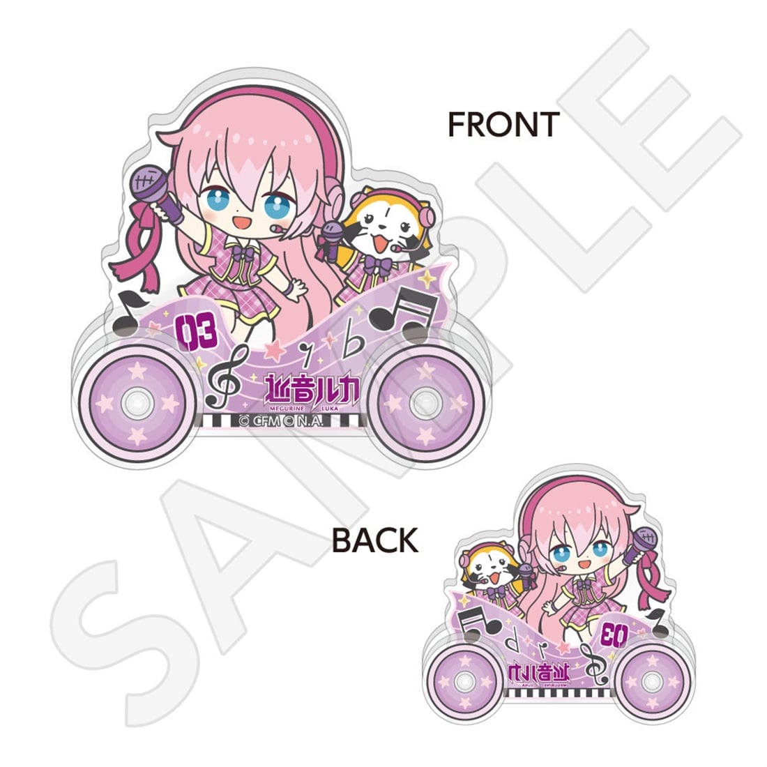 初音ミク×ラスカル 2026 トロッコ風アクリルスタンド 巡音ルカ: グッズ