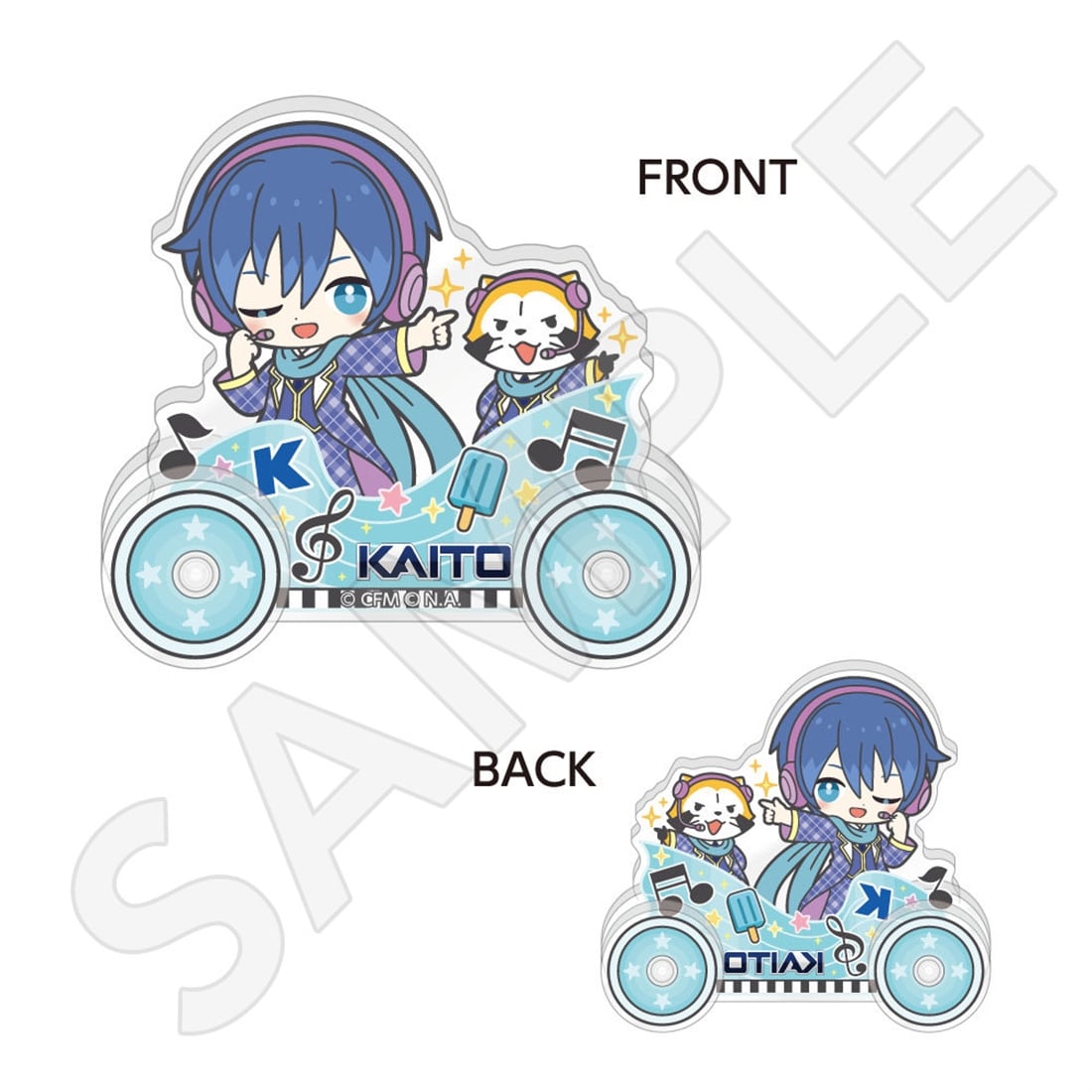 初音ミク×ラスカル 2026 トロッコ風アクリルスタンド KAITO: グッズ